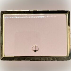 Kate Spade Blush and Gold Card Case